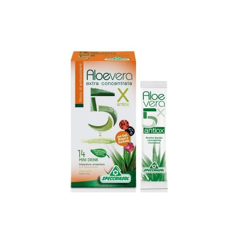 SPECCHIASOL SRL ALOE 5X C/ANTIOSSIDANTI 14BUST 1 SPECCHIASOL SRL ALOE 5X C/ANTIOSSIDANTI 14BUST