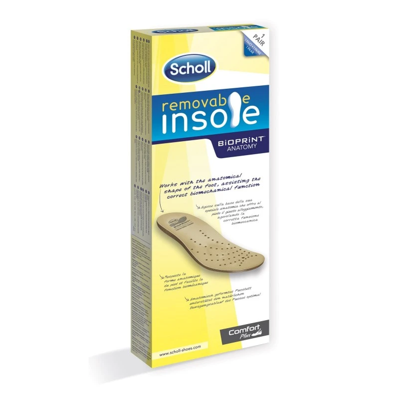 Scholl Bioprint Removable Insole Soletta Di Ricambio Per Calzature Scholl Bioprint Taglia 38 1 Scholl Bioprint Removable Insole Soletta Di Ricambio Per Calzature Scholl Bioprint Taglia 38