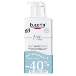 BEIERSDORF SpA EUCERIN BIPACCO ATOPIC OLIO DETERGENTE 400 ML + 400 ML