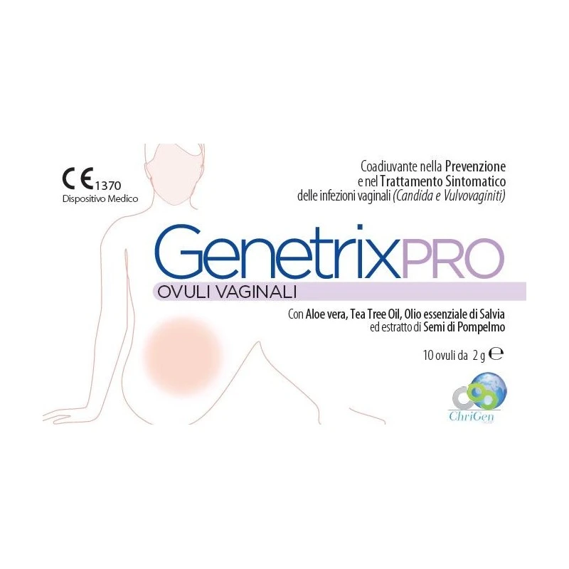 GENETRIX PRO 10OVULI VAGINALI 1 GENETRIX PRO 10OVULI VAGINALI