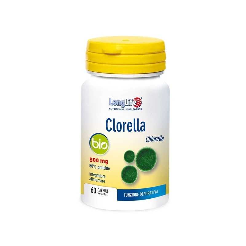 LONGLIFE CLORELLA BIO 60CPS 1 LONGLIFE CLORELLA BIO 60CPS