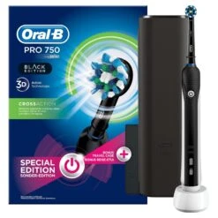 Procter & Gamble Srl Oral Pro 750 Nero Spazzolino Elettrico Black Edition Colore Nero