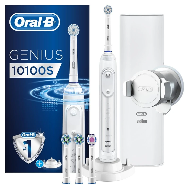 Procter & Gamble Srl Oral B Power Genius 10100S Bianco Spazzolino Elettrico 1 Procter & Gamble Srl Oral B Power Genius 10100S Bianco Spazzolino Elettrico