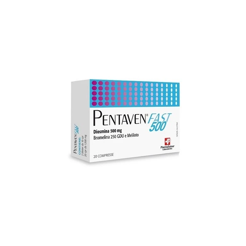 PHARMASUISSE LABORATORIES SRL PENTAVEN FAST 500 20CPR 1 PHARMASUISSE LABORATORIES SRL PENTAVEN FAST 500 20CPR