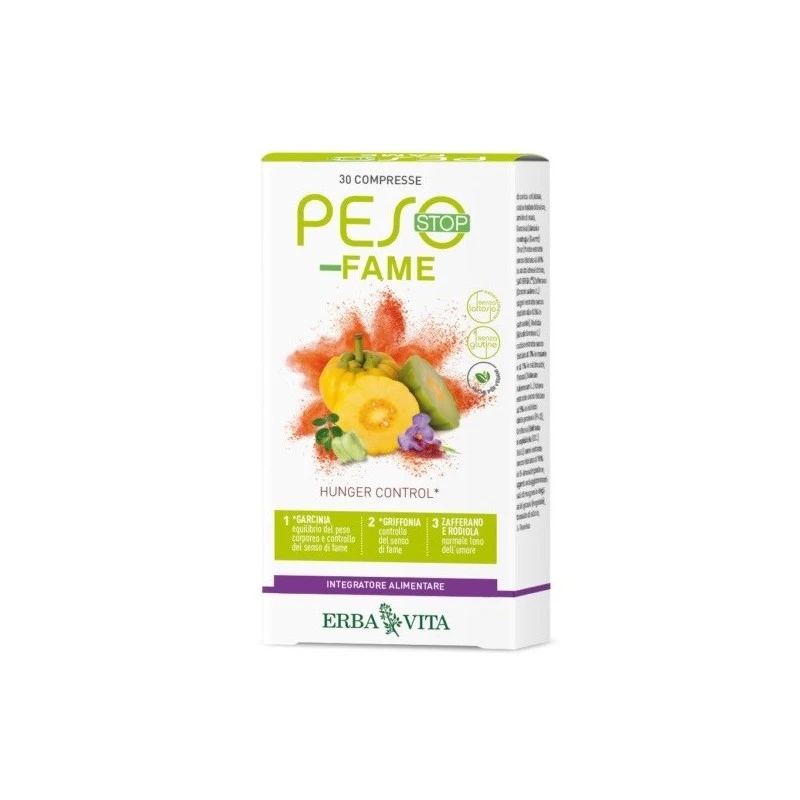 ERBA VITA GROUP SpA PESO STOP FAME 30CPR 1 ERBA VITA GROUP SpA PESO STOP FAME 30CPR