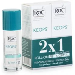 Roc Keops Deodorante Roll On 2x30ml Confezione Doppia 1+1