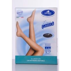 Sauber Linea Classica Collant Classico Maglia Liscia 40 Denari Taglia 4 Colore Neutro Beige