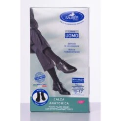 Sauber Linea Uomo Calza Anatomica Filato Q-Skin 70 Denari Taglia M Colore Nero