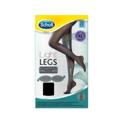 SCHOLL LIGHTLEGS20 DEN XL NERO